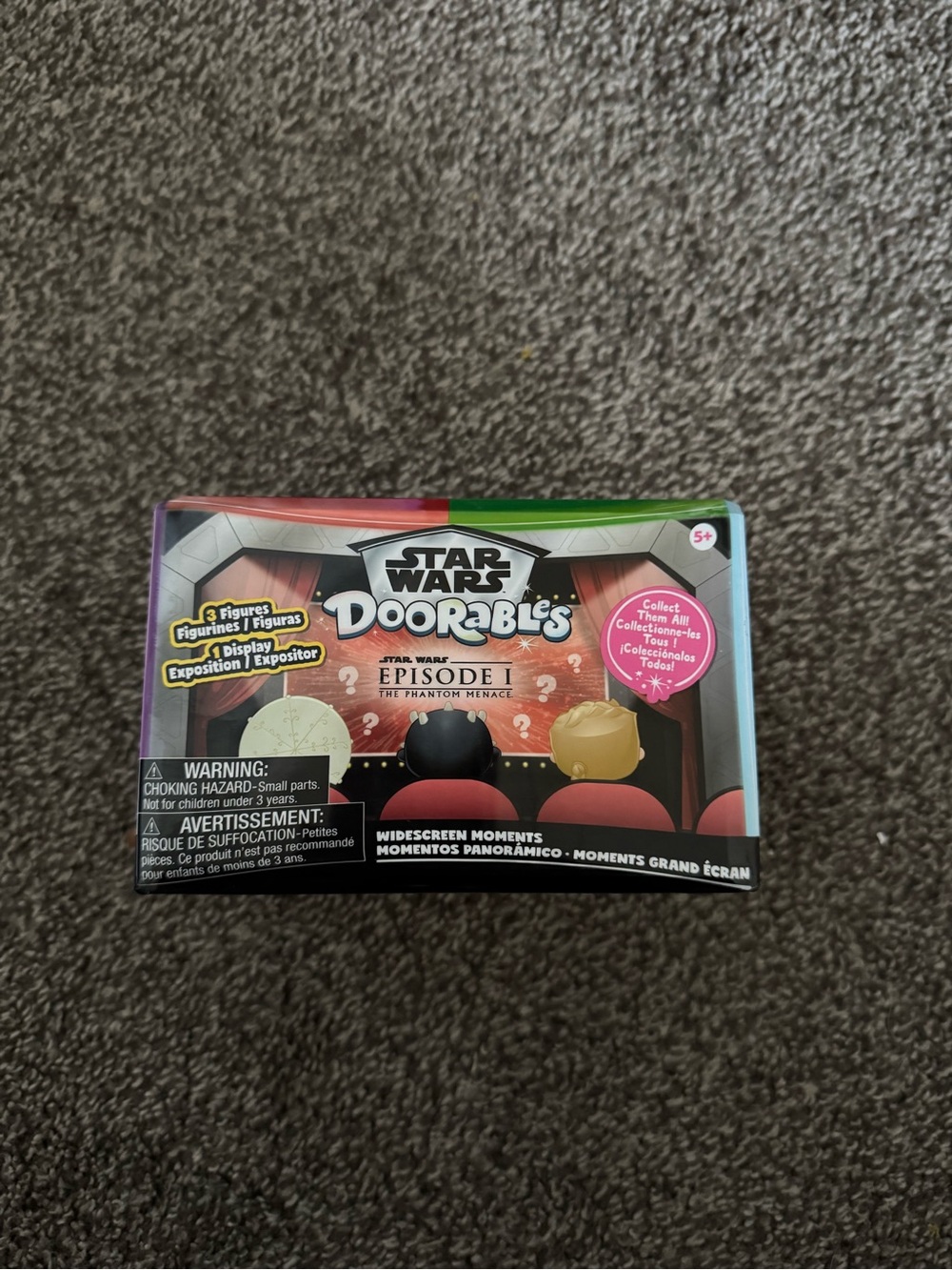 Disney Star Wars Doorables Episode I Toy Set - Black, Yellow, Gold, Pink, Green